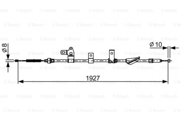 Bosch Ντίζα, Φρένο Ακινητοποίησης - 1 987 482 649