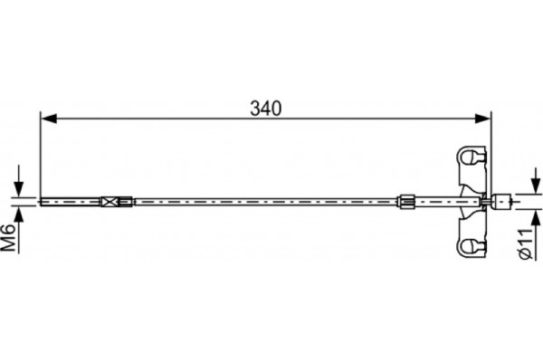 Bosch Ντίζα, Φρένο Ακινητοποίησης - 1 987 482 651