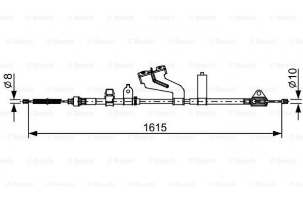 Bosch Ντίζα, Φρένο Ακινητοποίησης - 1 987 482 656