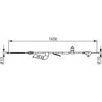 Bosch Ντίζα, Φρένο Ακινητοποίησης - 1 987 482 662 Bosch Ντίζα, Φρένο Ακινητοποίησης - 1 987 482 662