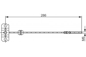Bosch Ντίζα, Φρένο Ακινητοποίησης - 1 987 482 683