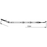 Bosch Ντίζα, Φρένο Ακινητοποίησης - 1 987 482 729 Bosch Ντίζα, Φρένο Ακινητοποίησης - 1 987 482 729