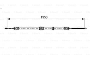 Bosch Ντίζα, Φρένο Ακινητοποίησης - 1 987 482 732