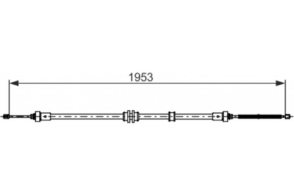 Bosch Ντίζα, Φρένο Ακινητοποίησης - 1 987 482 732 Bosch Ντίζα, Φρένο Ακινητοποίησης - 1 987 482 732