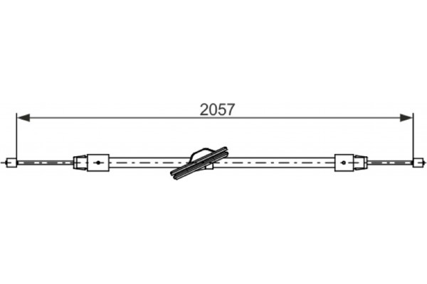 Bosch Ντίζα, Φρένο Ακινητοποίησης - 1 987 482 759