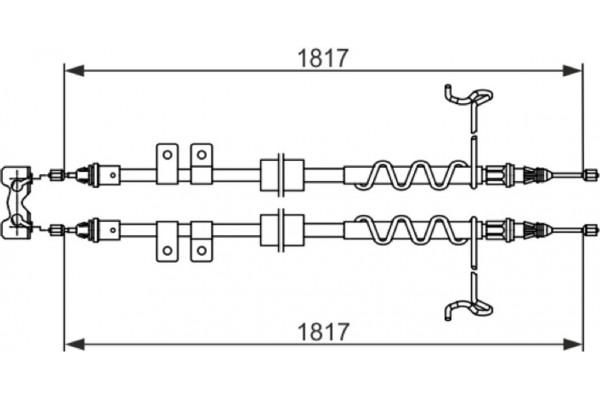 Bosch Ντίζα, Φρένο Ακινητοποίησης - 1 987 482 776