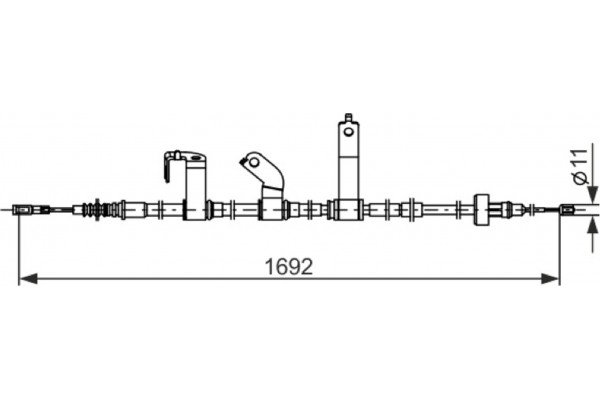 Bosch Ντίζα, Φρένο Ακινητοποίησης - 1 987 482 841