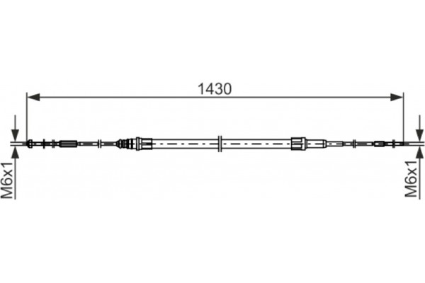 Bosch Ντίζα, Φρένο Ακινητοποίησης - 1 987 482 864