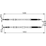 Bosch Ντίζα, Φρένο Ακινητοποίησης - 1 987 482 884
