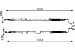 Bosch Ντίζα, Φρένο Ακινητοποίησης - 1 987 482 884