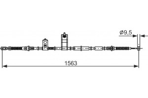 Bosch Ντίζα, Φρένο Ακινητοποίησης - 1 987 482 897