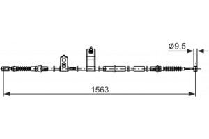 Bosch Ντίζα, Φρένο Ακινητοποίησης - 1 987 482 897
