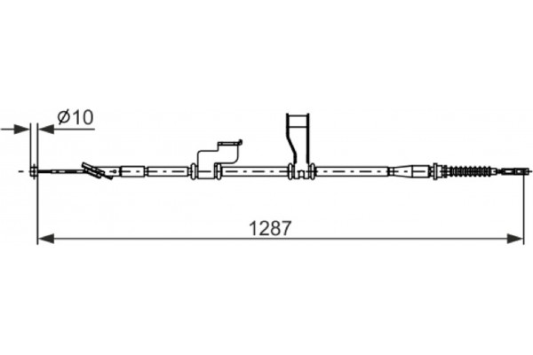 Bosch Ντίζα, Φρένο Ακινητοποίησης - 1 987 482 905