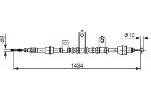 Bosch Ντίζα, Φρένο Ακινητοποίησης - 1 987 482 920