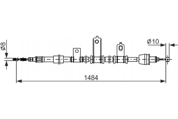 Bosch Ντίζα, Φρένο Ακινητοποίησης - 1 987 482 920 Bosch Ντίζα, Φρένο Ακινητοποίησης - 1 987 482 920
