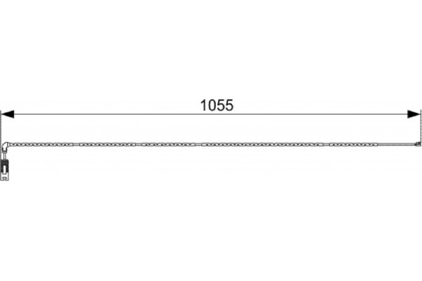 Bosch Προειδοπ. επαφή, Φθορά Υλικού Τριβής Των Φρένων - 1 987 473 001