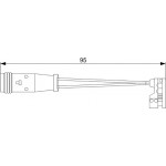 Bosch Προειδοπ. επαφή, Φθορά Υλικού Τριβής Των Φρένων - 1 987 473 006 Bosch Προειδοπ. επαφή, Φθορά Υλικού Τριβής Των Φρένων - 1 987 473 006