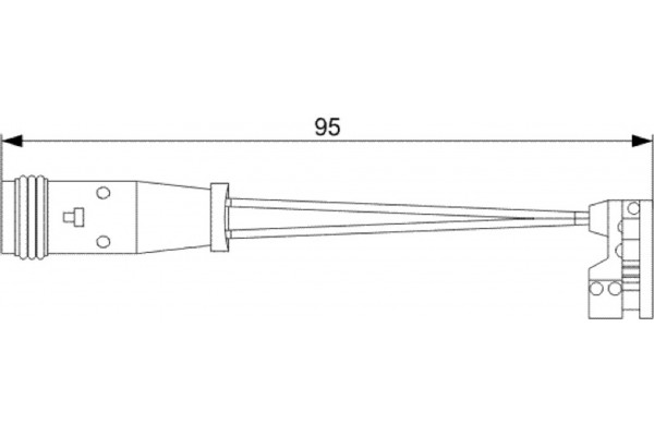 Bosch Προειδοπ. επαφή, Φθορά Υλικού Τριβής Των Φρένων - 1 987 473 006 Bosch Προειδοπ. επαφή, Φθορά Υλικού Τριβής Των Φρένων - 1 987 473 006