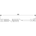 Bosch Προειδοπ. επαφή, Φθορά Υλικού Τριβής Των Φρένων - 1 987 473 007