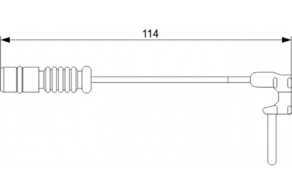 Bosch Προειδοπ. επαφή, Φθορά Υλικού Τριβής Των Φρένων - 1 987 473 011