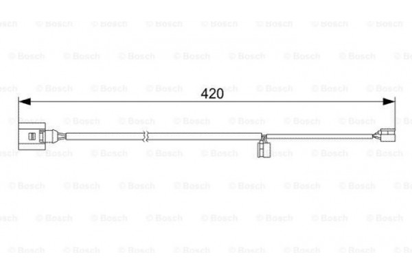 Bosch Προειδοπ. επαφή, Φθορά Υλικού Τριβής Των Φρένων - 1 987 473 012