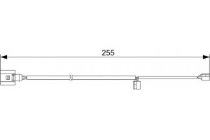 Bosch Προειδοπ. επαφή, Φθορά Υλικού Τριβής Των Φρένων - 1 987 473 013