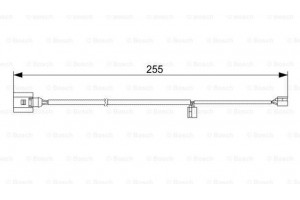 Bosch Προειδοπ. επαφή, Φθορά Υλικού Τριβής Των Φρένων - 1 987 473 013