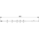 Bosch Προειδοπ. επαφή, Φθορά Υλικού Τριβής Των Φρένων - 1 987 473 015