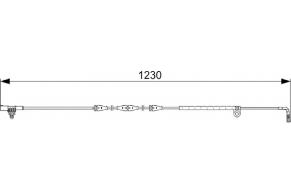 Bosch Προειδοπ. επαφή, Φθορά Υλικού Τριβής Των Φρένων - 1 987 473 022