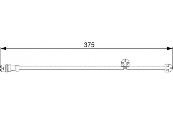 Bosch Προειδοπ. επαφή, Φθορά Υλικού Τριβής Των Φρένων - 1 987 473 024