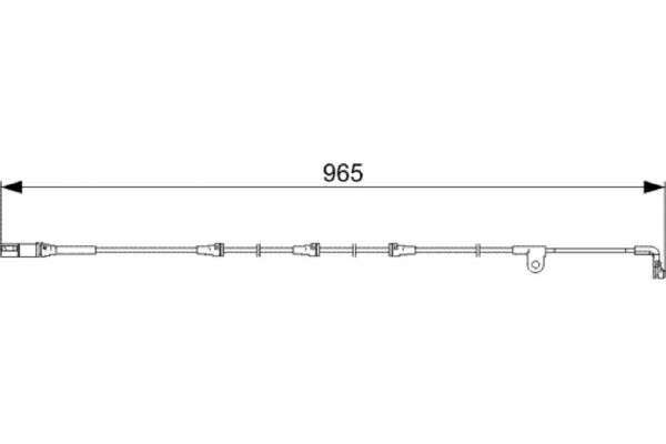 Bosch Προειδοπ. επαφή, Φθορά Υλικού Τριβής Των Φρένων - 1 987 473 027 Bosch Προειδοπ. επαφή, Φθορά Υλικού Τριβής Των Φρένων - 1 987 473 027