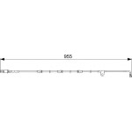 Bosch Προειδοπ. επαφή, Φθορά Υλικού Τριβής Των Φρένων - 1 987 473 028