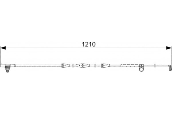 Bosch Προειδοπ. επαφή, Φθορά Υλικού Τριβής Των Φρένων - 1 987 473 054