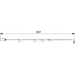 Bosch Προειδοπ. επαφή, Φθορά Υλικού Τριβής Των Φρένων - 1 987 473 058