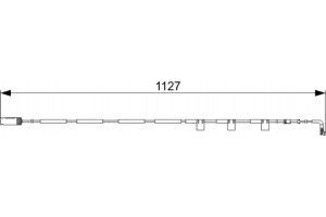 Bosch Προειδοπ. επαφή, Φθορά Υλικού Τριβής Των Φρένων - 1 987 473 059