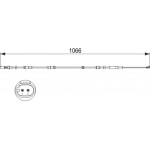 Bosch Προειδοπ. επαφή, Φθορά Υλικού Τριβής Των Φρένων - 1 987 473 501