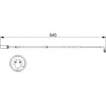 Bosch Προειδοπ. επαφή, Φθορά Υλικού Τριβής Των Φρένων - 1 987 473 504