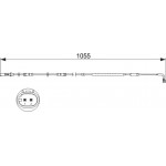 Bosch Προειδοπ. επαφή, Φθορά Υλικού Τριβής Των Φρένων - 1 987 473 506