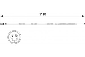 Bosch Προειδοπ. επαφή, Φθορά Υλικού Τριβής Των Φρένων - 1 987 473 515
