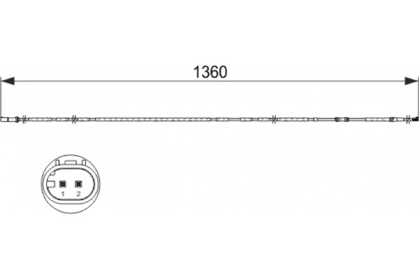 Bosch Προειδοπ. επαφή, Φθορά Υλικού Τριβής Των Φρένων - 1 987 473 518 Bosch Προειδοπ. επαφή, Φθορά Υλικού Τριβής Των Φρένων - 1 987 473 518