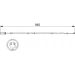 Bosch Προειδοπ. επαφή, Φθορά Υλικού Τριβής Των Φρένων - 1 987 473 519 Bosch Προειδοπ. επαφή, Φθορά Υλικού Τριβής Των Φρένων - 1 987 473 519