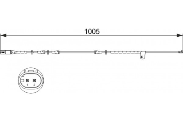 Bosch Προειδοπ. επαφή, Φθορά Υλικού Τριβής Των Φρένων - 1 987 473 521 Bosch Προειδοπ. επαφή, Φθορά Υλικού Τριβής Των Φρένων - 1 987 473 521