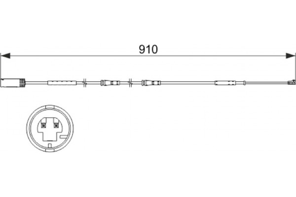 Bosch Προειδοπ. επαφή, Φθορά Υλικού Τριβής Των Φρένων - 1 987 473 522 Bosch Προειδοπ. επαφή, Φθορά Υλικού Τριβής Των Φρένων - 1 987 473 522