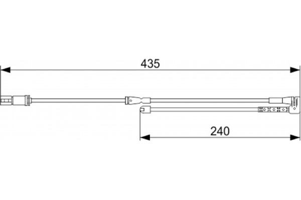 Bosch Προειδοπ. επαφή, Φθορά Υλικού Τριβής Των Φρένων - 1 987 473 543 Bosch Προειδοπ. επαφή, Φθορά Υλικού Τριβής Των Φρένων - 1 987 473 543