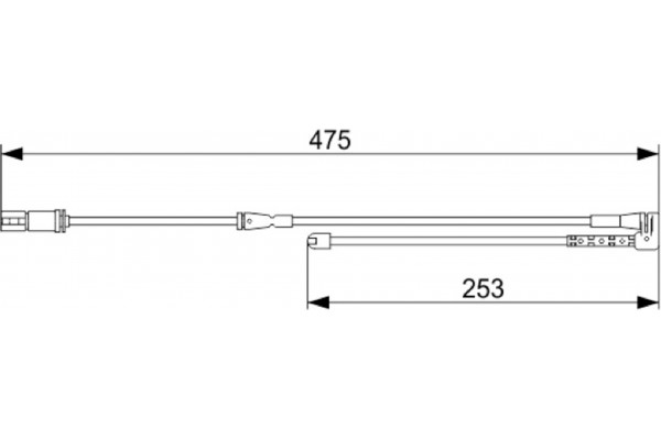 Bosch Προειδοπ. επαφή, Φθορά Υλικού Τριβής Των Φρένων - 1 987 473 548 Bosch Προειδοπ. επαφή, Φθορά Υλικού Τριβής Των Φρένων - 1 987 473 548