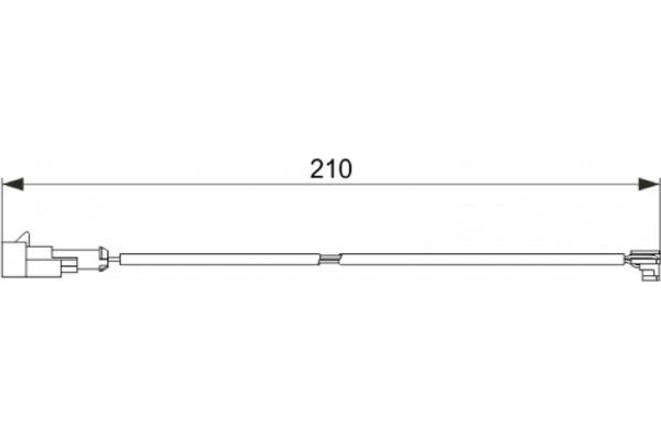 Bosch Προειδοπ. επαφή, Φθορά Υλικού Τριβής Των Φρένων - 1 987 474 520 Bosch Προειδοπ. επαφή, Φθορά Υλικού Τριβής Των Φρένων - 1 987 474 520