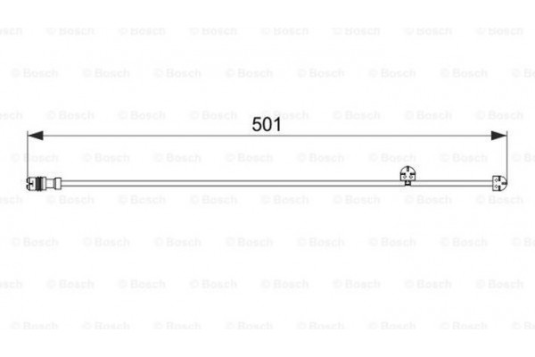 Bosch Προειδοπ. επαφή, Φθορά Υλικού Τριβής Των Φρένων - 1 987 474 556