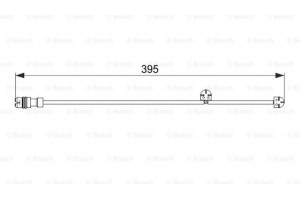 Bosch Προειδοπ. επαφή, Φθορά Υλικού Τριβής Των Φρένων - 1 987 474 559