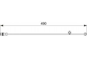 Bosch Προειδοπ. επαφή, Φθορά Υλικού Τριβής Των Φρένων - 1 987 474 560