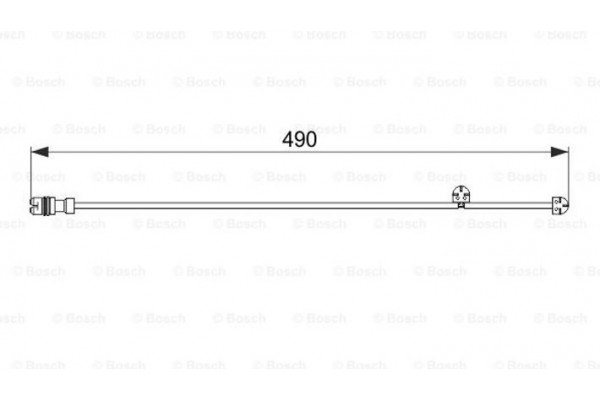 Bosch Προειδοπ. επαφή, Φθορά Υλικού Τριβής Των Φρένων - 1 987 474 560